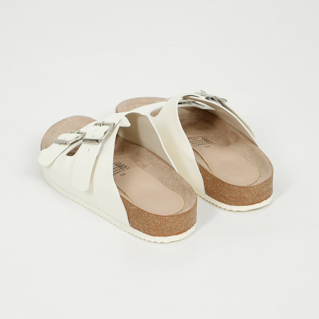 Luna Rosada Flat Sandals - Coralina 