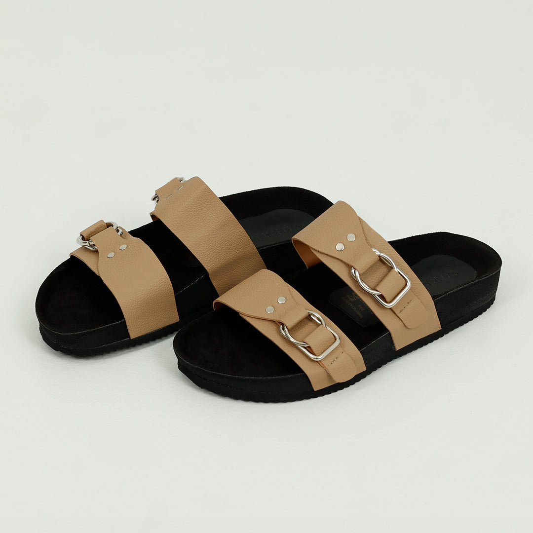 Río Waves Flat Sandals - Coralina 