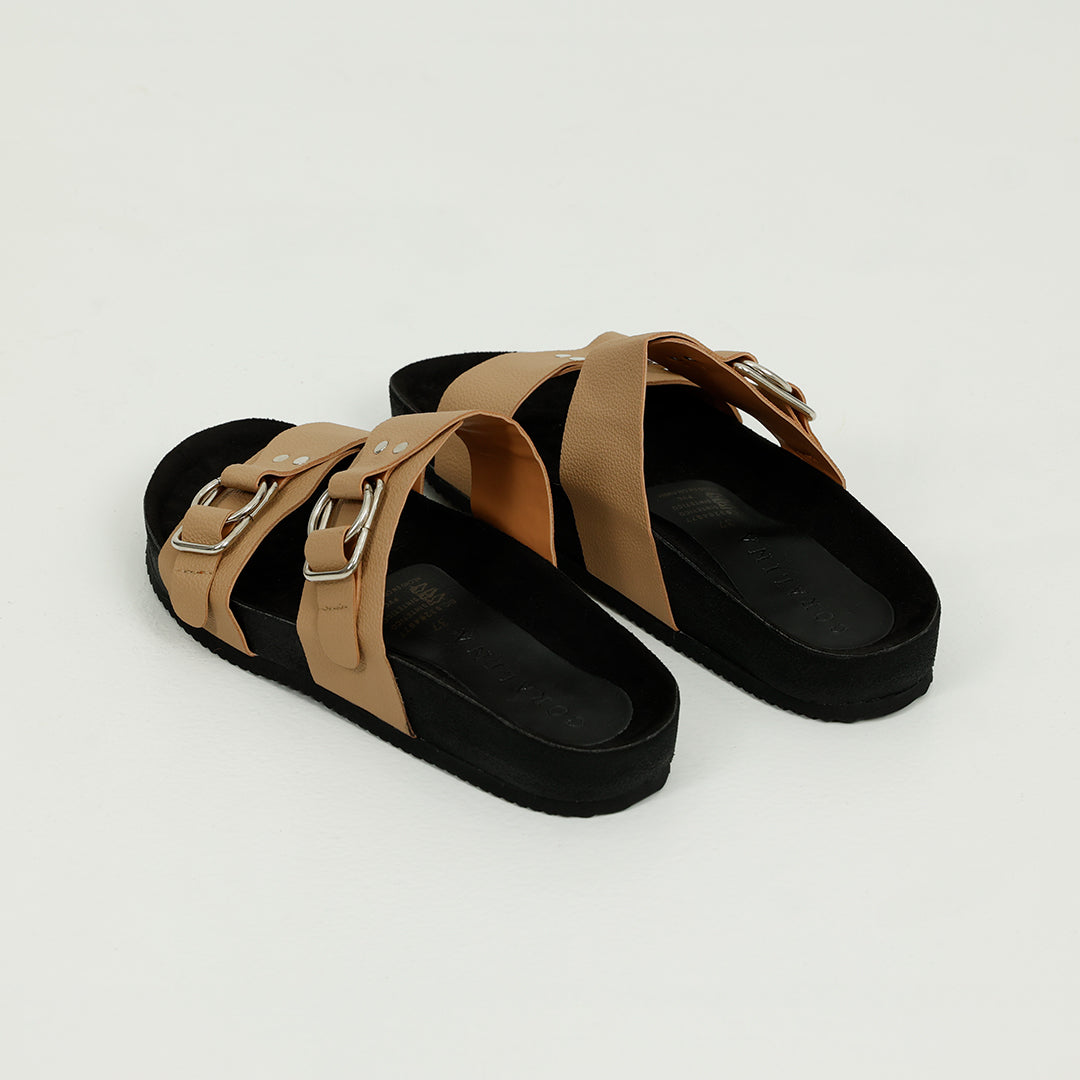 Río Waves Flat Sandals - Coralina 